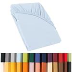 CelinaTex Relax Drap-Housse lit sommier tapissier Lits à Eau Coton 180x200-200x220 cm Bleu foncé