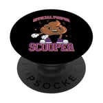 Official Pooper Scooper __--- PopSockets PopGrip Adhésif