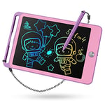 TEKFUN Tableau d'écriture LCD Enfants Jouets Educatif, Tablette Dessin Enfants de 8,5 Pouces Ardoise Magiqu Coloré, Cadeaux d'anniversaire Noël pour Les Filles Et Garçons de 3 4 5 6 7 Ans (Violet)