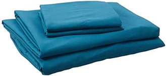 Comfort Spaces Parure de lit 4 pièces en Microfibre avec Poche Profonde de 35,6 cm, Infroissable, élastique Tout Autour, Drap de lit Confortable pour Toute l'année, taies d'oreiller Assorties, lit