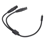 JORINDO Dubbel XLR Hona till 3.5mm 1/8in Hane Jack Kabel Y-splitter Adapter Patchkabel