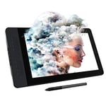 GAOMON PD1561 15,6 Pouces Tablette Graphique avec Ecran HD avec Stylet Passif à 8192 Niveaux Fonction d'Inclinaison, 10 Raccourcis et Support Réglable, Compatible avec Windows/Mac OS/ChromeBook