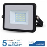 Spot Smd Led V-Tac Samsung 20w Slim Outdoor Ip65 Warm Light