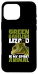 iPhone 16 Pro Max Green Basilisk Lizard Is My Spirit Animal Herpetologist Case