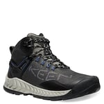 KEEN Men's NXIS Evo Mid Waterproof Hiking Boots, Magnet/Bright Cobalt, 10.5 UK