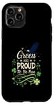 Coque pour iPhone 11 Pro Trèfle vert et fier d'être libre – Célébrez la liberté