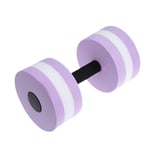 IMIKEYA EVA Floating Dumbbell Aquatic Exercise Dumbell EVA Water Barbell Hand Bar For Water Resistance Aerobics (Purple)