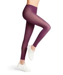 FALKE Women's Pure Matt 50 DEN W LE Semi-Opaque Plain 1 Pair Leggings, Purple (Hibiscus 8807) new - eco-friendly, M-L