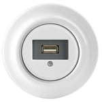 ABB Decento USB-uttak hvit, porselen