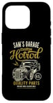 Coque pour iPhone 16 Pro Sam's Hotrod Garage Voiture Classique Sam