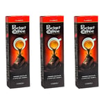 Ferrero Pocket Coffee - Dark Chocolates Filled w/ Liquid Espresso - 3 Packs of 5