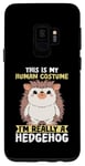 Galaxy S9 This Is My Human Costume Animal Lover Hedgehog Case