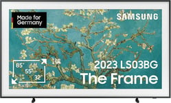 SAMSUNG The Frame GQ-75LS03BG, QLED TV (189 cm (75 inches), black, HDR 10+, UltraHD/4K, SmartTV, HD+, 100Hz panel)