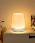 Dimmable Touch Night Light LED Lamp with Timer, RGB Colors, Rechargeable 1200mAh