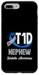 Coque pour iPhone 7 Plus/8 Plus Sensibilisation au diabète de type 1 T1D Neveu