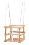 Eichhorn - Balançoire Bébé en Bois - 30x30cm - Hauteur Réglable - Intérieur/Extérieur - Dès 1 an - 100004402