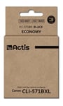 5901443103219 Actis KC-571Bk ink (replacement for Canon CLI-571Y; Standard; 12 m