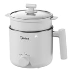 Midea 1.2L Mini Electric Multi Function Cooker Pot Non-Stick Steamer