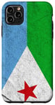 iPhone 11 Pro Max Djibouti Flag Colours Djiboutian Gift for Djiboutians Case