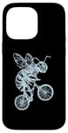 Coque pour iPhone 14 Pro Max Bee Cycling Vélo Drôle Animal Cool Insecte Biker Ride Bike