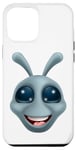 Coque pour iPhone 12 Pro Max Alien Gris Gris Fun Personnage de dessin animé drôle