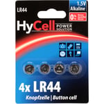 Hycell - Pile bouton lr 44 1.5 v 4 pc(s) 140 mAh alcaline(s) AG13 W738161