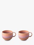 like. by Villeroy & Boch Perlemor Porcelain Coffee Cup, Set of 2, 190ml, Coral