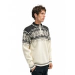 Dale of Norway Vail Sweater - Pull en laine mérinos homme Off White / Coffee / Sandstone - old L