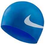 NIKE Silicone Cap Swimming Cap, Unisex Adult, unisex_adult, NESS8163, Game Royal, one size