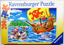 La Bande à Picsou - Puzzle 200 pièces - "Les Pirates" - Ravensburger 1990 (ref. 