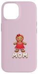 Coque pour iPhone 14 Maman Drôle En Pain D'épice Pour Noël Amusant Pour Les Fêtes