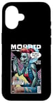 Coque pour iPhone 16 Bande dessinée de mode Morbid Zombie