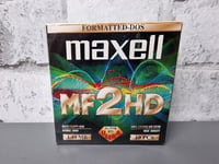 Maxell MF2HD Floppy Disk Diskette 1.44 MB-NEW/NEW SEALED x10 pieces