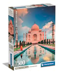 Clementoni Puzzle - Taj Mahal 1500 Pièces - Puzzle pour Adultes 14-99 Ans, Fabriqué en Italie, 31718