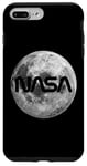 iPhone 7 Plus/8 Plus Retro NASA Worm Logo Full Moon Space Graphic Apollo Artemis Case