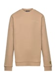 Lyle & Scott Script Crew Neck Sweatshirt Beige