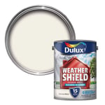 Dulux Weathershield Textured Masonry Paint Jasmine White 5L