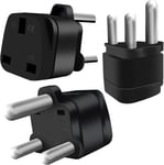 South Africa Plug Adapter JIUGGLAD UK to Power Adapter, Black 