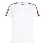 T-shirt Tommy Hilfiger coton avec manches courtes et col rond blanc