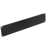 RackMatic - Panneau d'obturation 2U pour serveur rack 19" Couvercle en acier noir