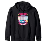 Funny Bingo Player Quote Game Night Bingo Is My Cardio Zip Hoodie