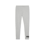 PUMA ESS No. 1 Logo Leggings, Joggings Femme, Light Gray Heather,