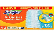 Swiffer Duster Doudounes Capture-poussière, 42 Doudounes, Parfum Fraîcheur d'Ambi Pur, Capture et Piège la poussière et la saleté, atteint Les Points Les Plus Difficiles de la Maison, escorte pour 21