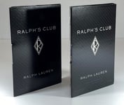 2 x 1.2 ml Deluxe Perfume Spray Samples Ralph Lauren  RALPH'S CLUB