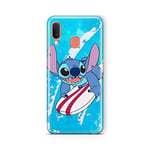 ERT GROUP Disney Coque de Protection pour téléphone Portable Stitch 003 Samsung A20e