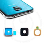 Silver Camera Lens Cover Glass Frame For Samsung Galaxy S5 G901F G900F Neo G903F