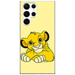 ERT GROUP Coque de téléphone Portable pour Samsung S22 Ultra Original et sous Licence Officielle Disney Motif Simba & Friends 009 Parfaitement adapté à la Forme du téléphone Portable, Coque en TPU