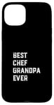 Coque pour iPhone 15 Plus Meilleur chef de tous les temps Chef Cook Papy Old Grandpa Cooking