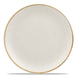 Assiette Plate Stonecast Blanc Céramique Porcelaine Vitrifiée Ø 26 CM -