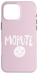 Coque pour iPhone 16 Pro Max Morute Esthétique Poupée effrayante + Adorable Horreur Goth Croix